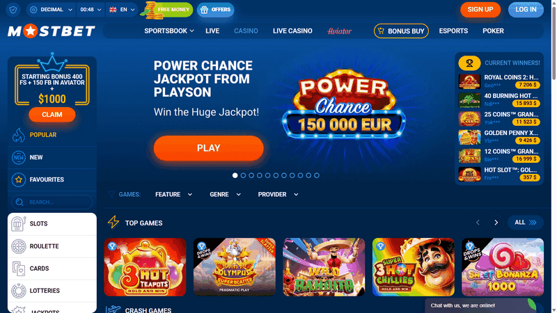 Site de casino Mostbet : Un avis complet pour les amateurs de jeux en ligne